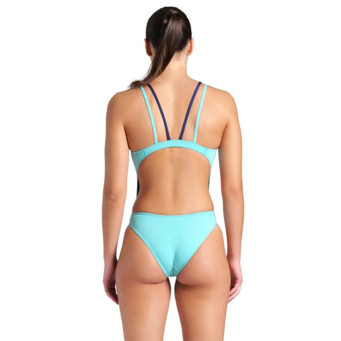 Arena - WOMENS TECH MULTI BACK SWIMSUIT - Water/Navy