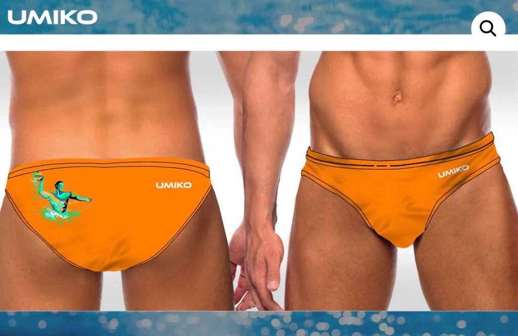 Shooter Orange Water polo trunks – Umiko image 0