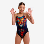 Funkita - Meow Baby - Girls Eco Single Strap One Piece