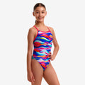 Funkita - Royal Wave - Girls Eco Single Strap One Piece