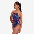 Funkita - Weedy One - Girls Eco Diamond Back One Piece