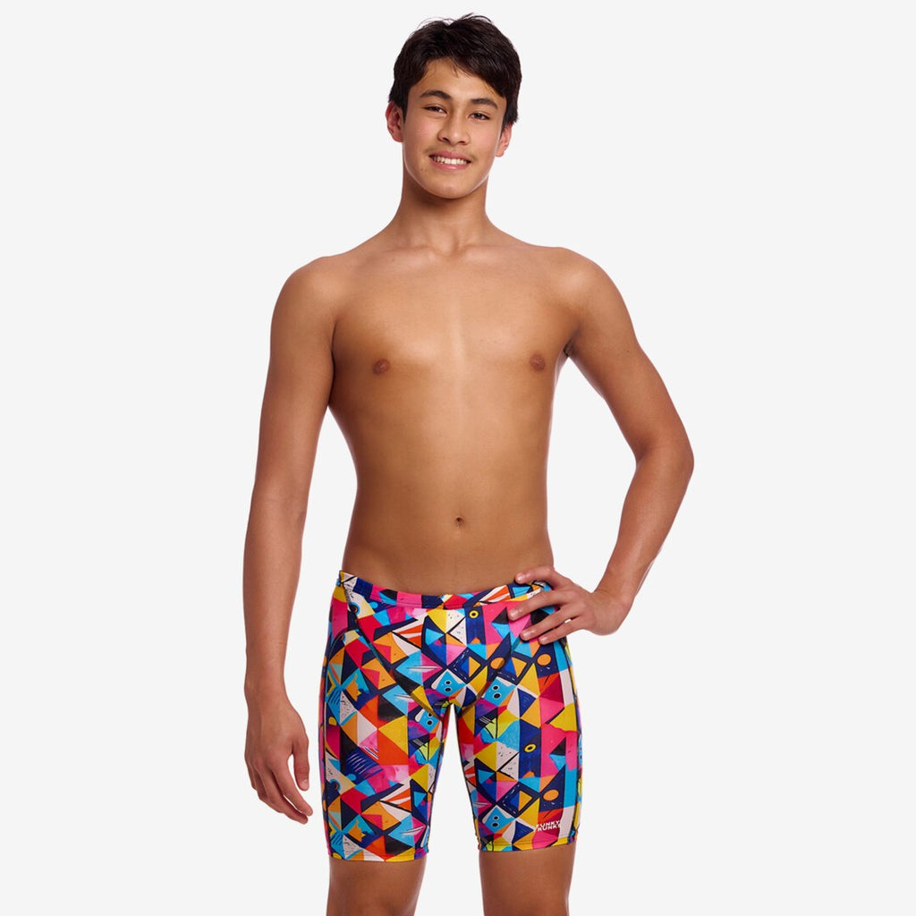 Funky Trunks - Broken Blox - Boys Training Jammers