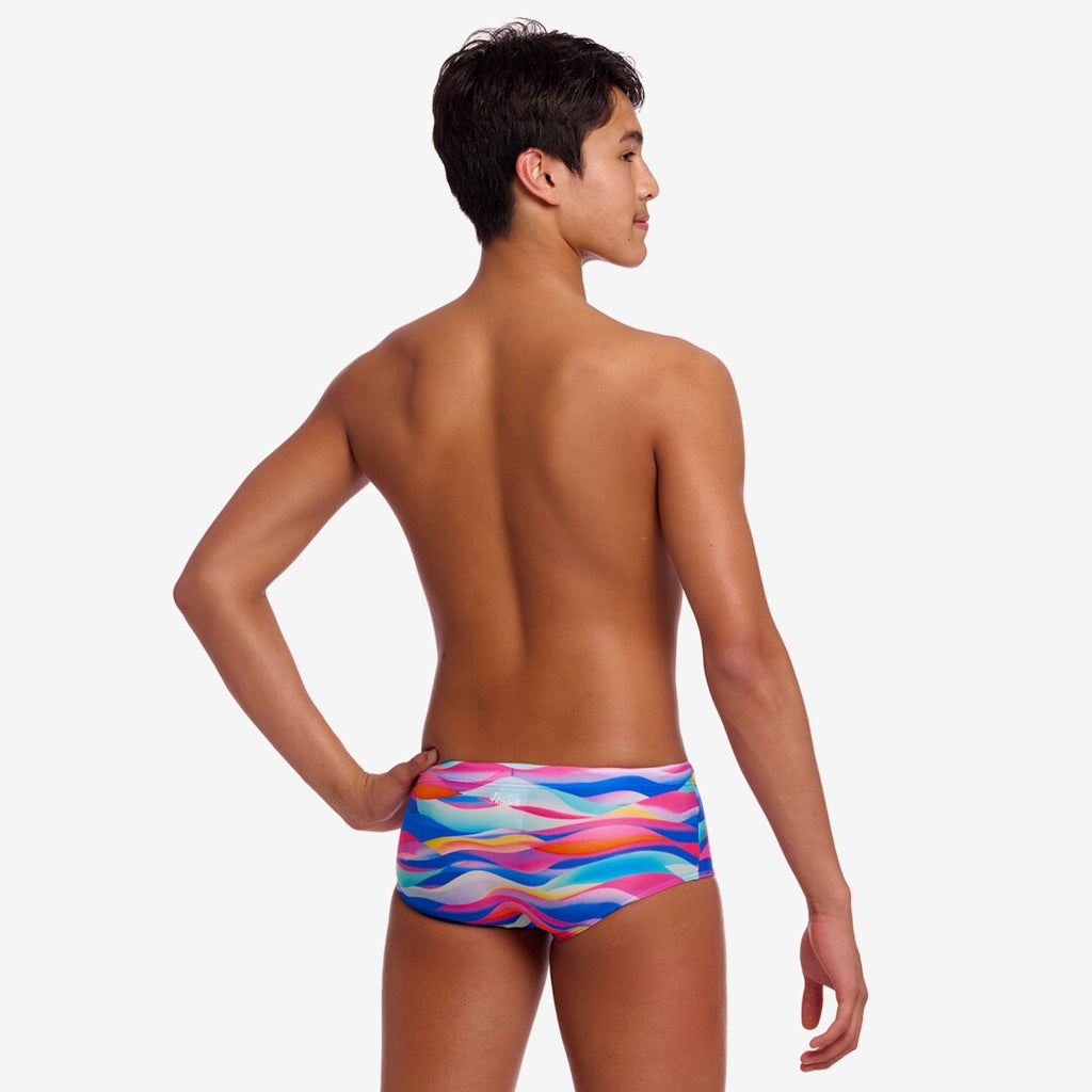 Funky Trunks - Royal Wave - Boys Eco Sidewinder Trunks