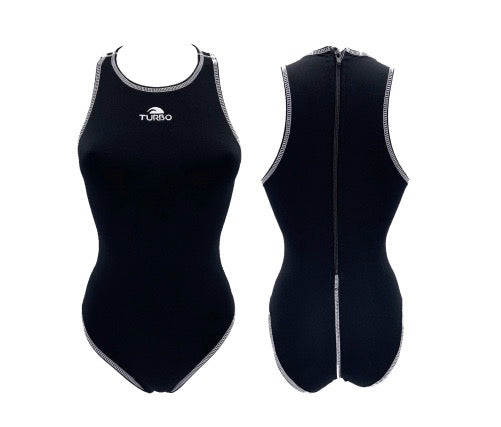 Turbo - Comfort Water polo costume - Black (White Stitching) image 0