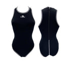 Turbo - Comfort Water polo costume - Black (White Stitching) image 0
