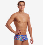 Funky Trunks - Time Warp - Mens Sidewinder Trunks image 0