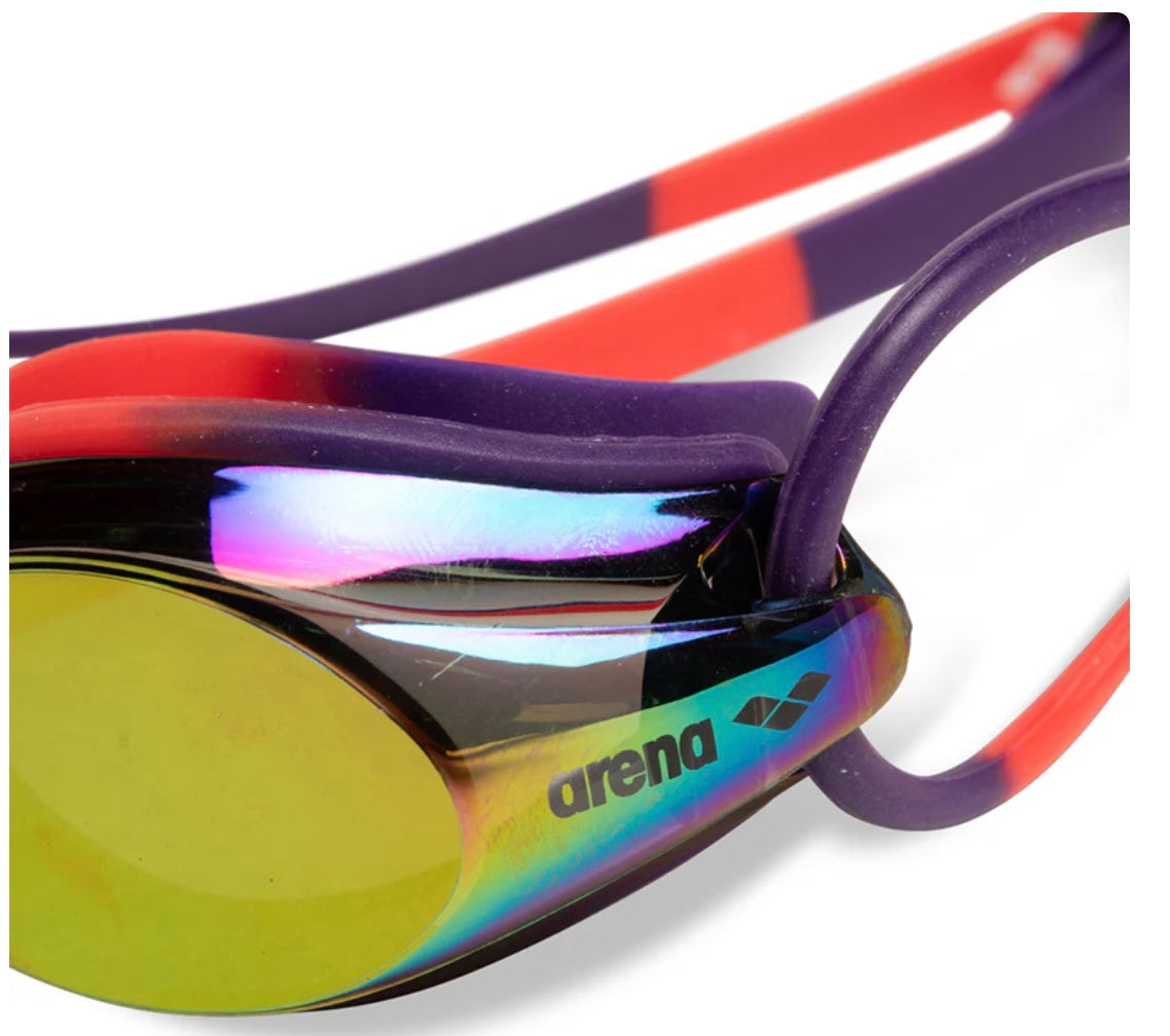 Arena - Tracks Mirror Goggles - Copper/Plum/Coral image 2