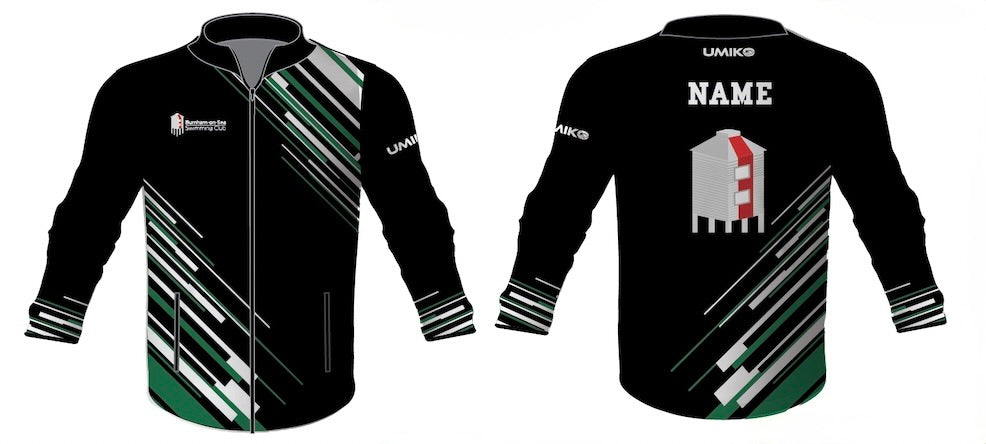 Burnham-on-Sea SC - Tech Tracksuit Top- Black image 0