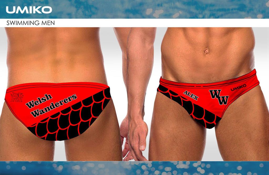 Welsh Wanderers Men’s Water polo trunks – Umiko - Goal keepers image 0