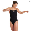 Arena - WOMENS SOLID TEAM SWIM PRO SWIMSUIT- Black image 0