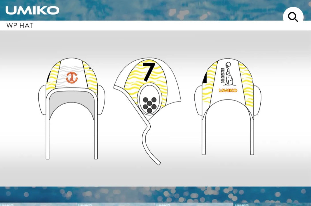 Colchester Water polo – Set of 26 Waterpolo caps image 3