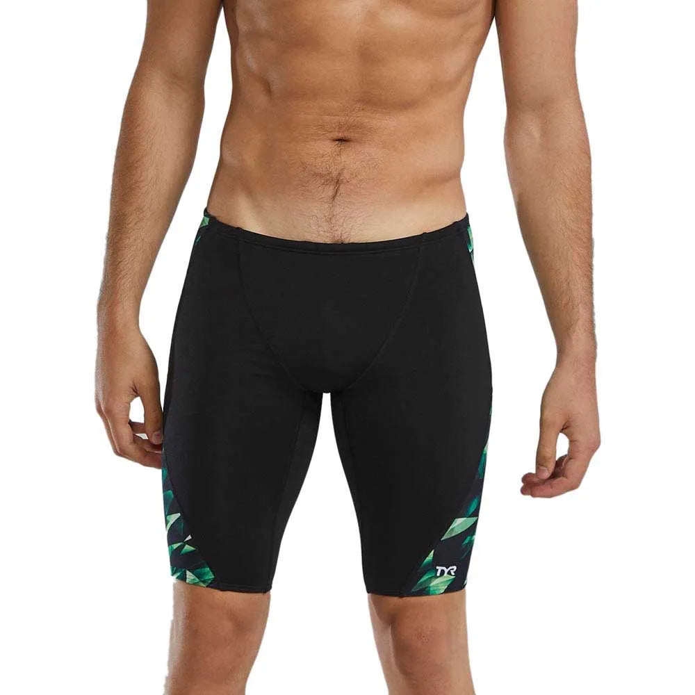 TYR Mens Triadic Blade Splice Jammer - Green image 1