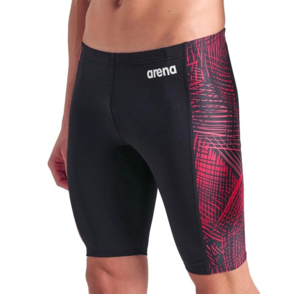 Arena - Energy Men's Jammer - Black / Team Red image 0