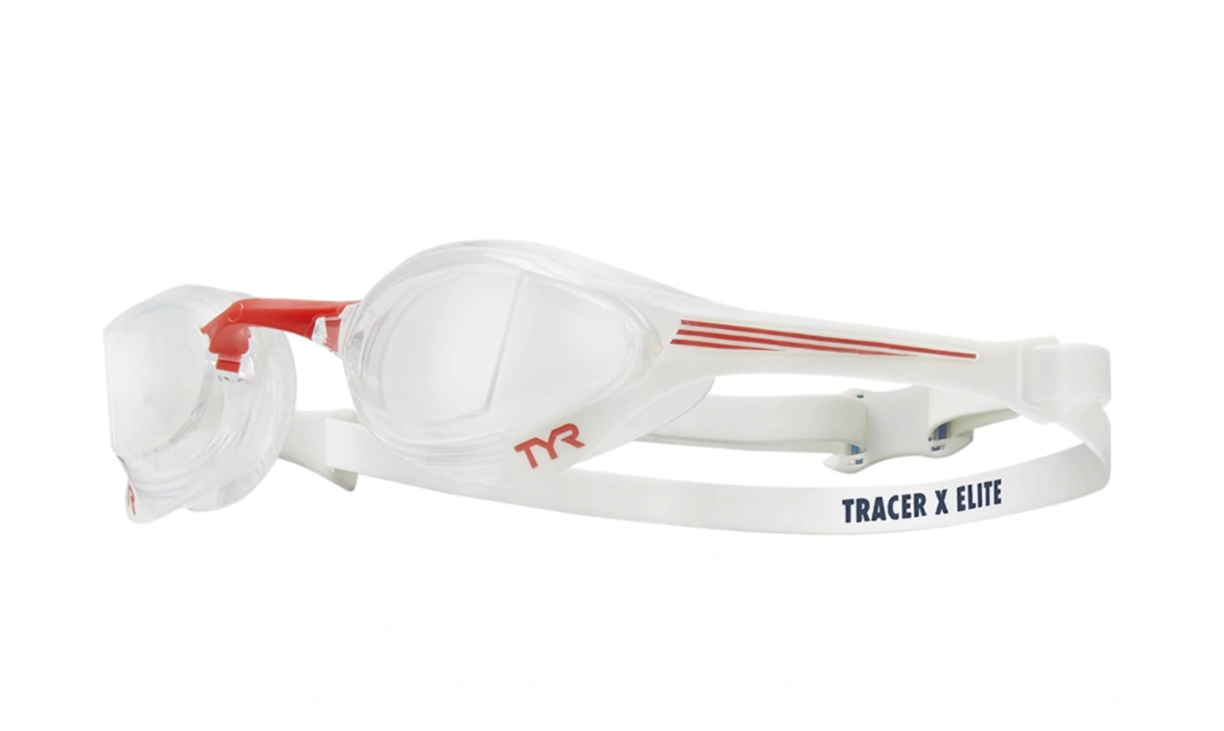 TYR Tracer-X  Racing Goggle - Red/White/Navy image 0