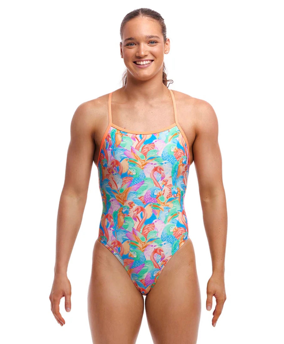Funkita - Birdsville - Ladies Tie Me Tight One Piece image 0