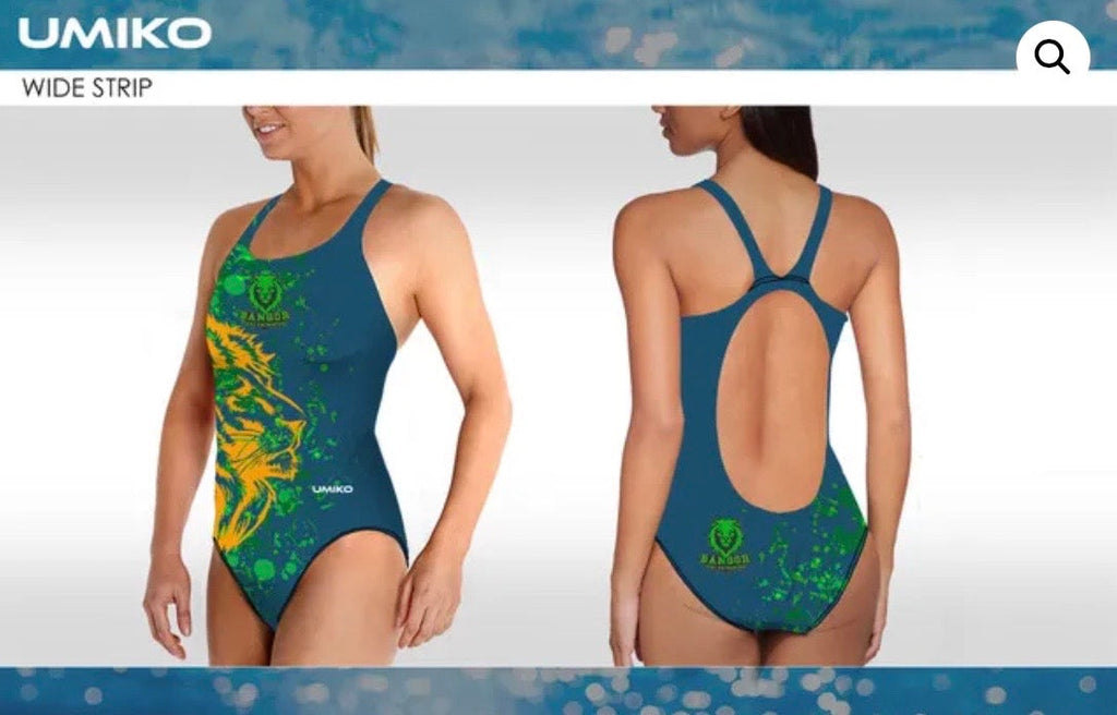 Bangor University Swimming costume (Wide strap) - Umiko image 0