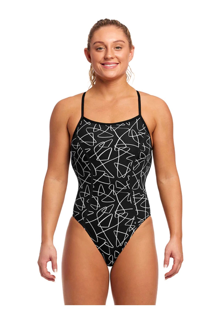 Funkita - Texta Mess - Ladies Bond Girl one piece image 0