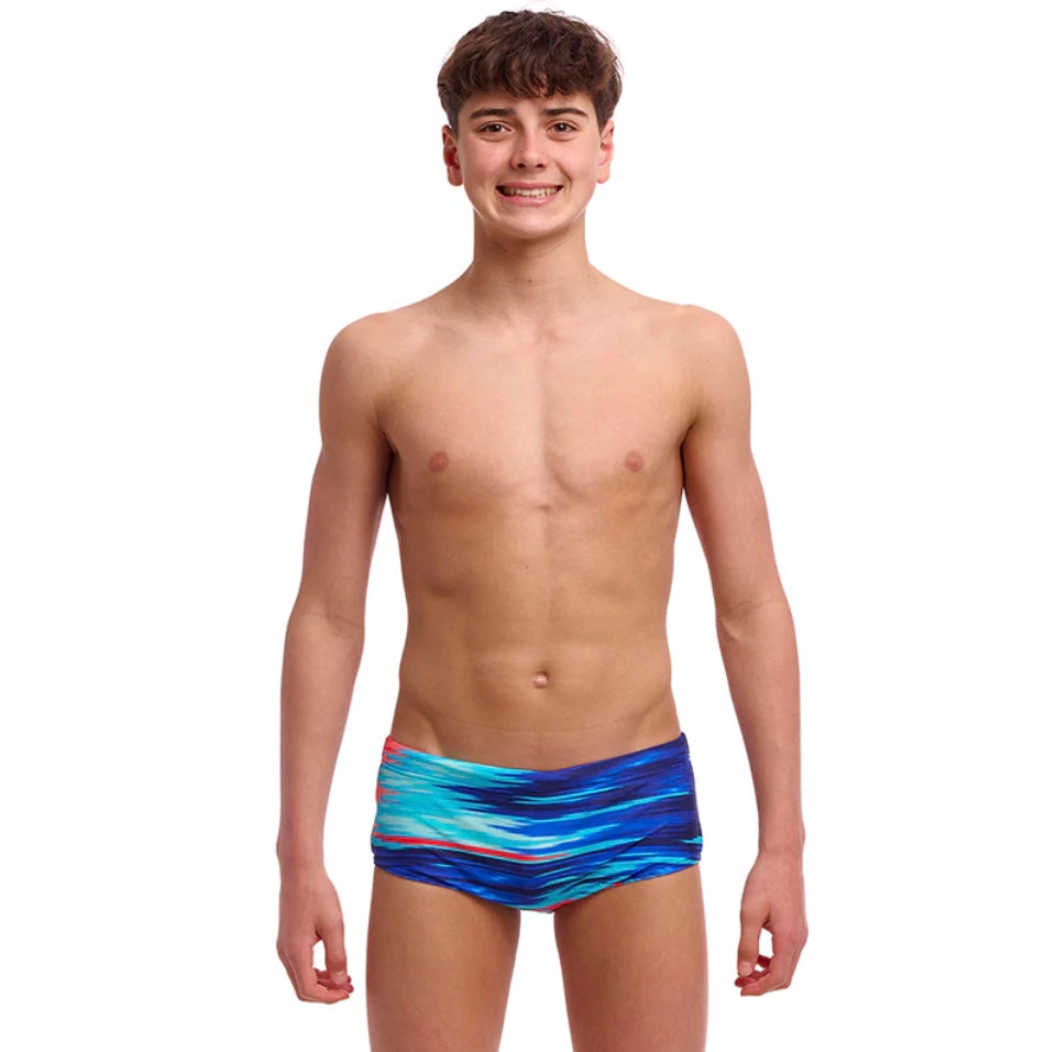 Funky Trunks - Storm At Sea - Boys Eco Sidewinder Trunks image 0