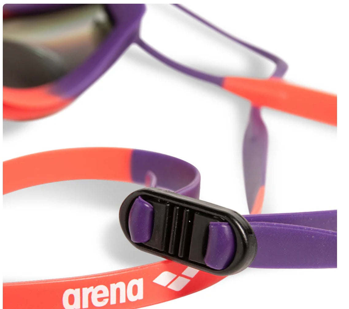 Arena - Tracks Mirror Goggles - Copper/Plum/Coral image 1
