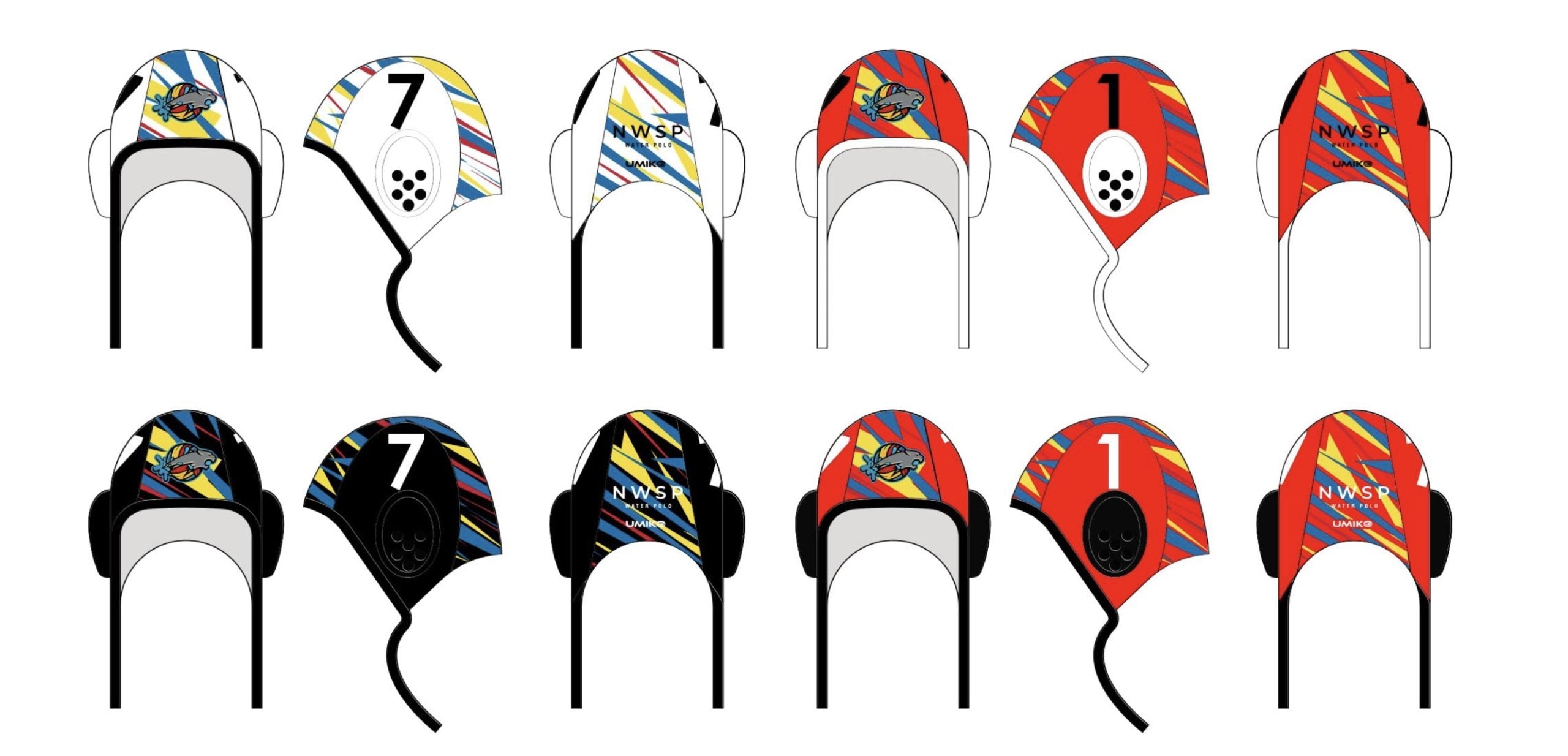 NWSP Water Polo - Water Polo Caps - Design 2 image 0