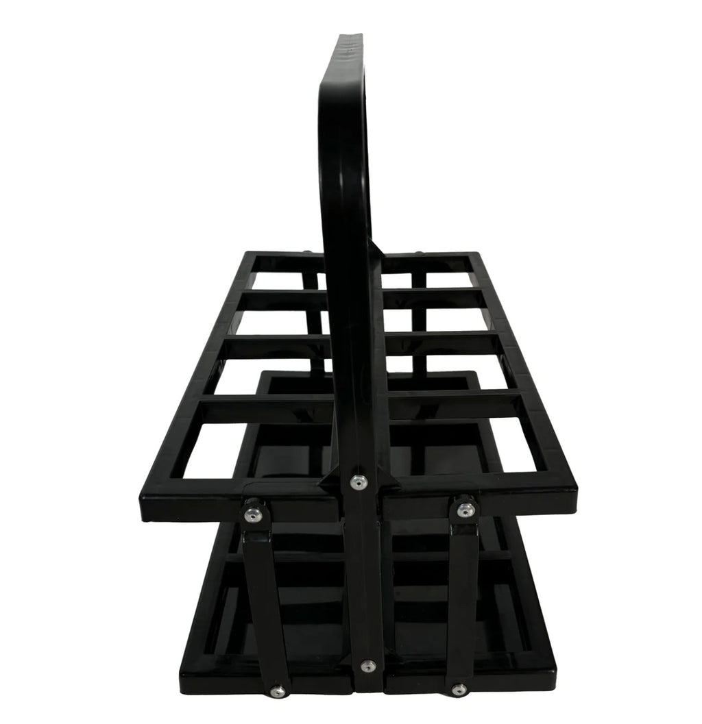 KAP7 BLACK FOLDING WATER BOTTLE CARRIER- BLACK image 1