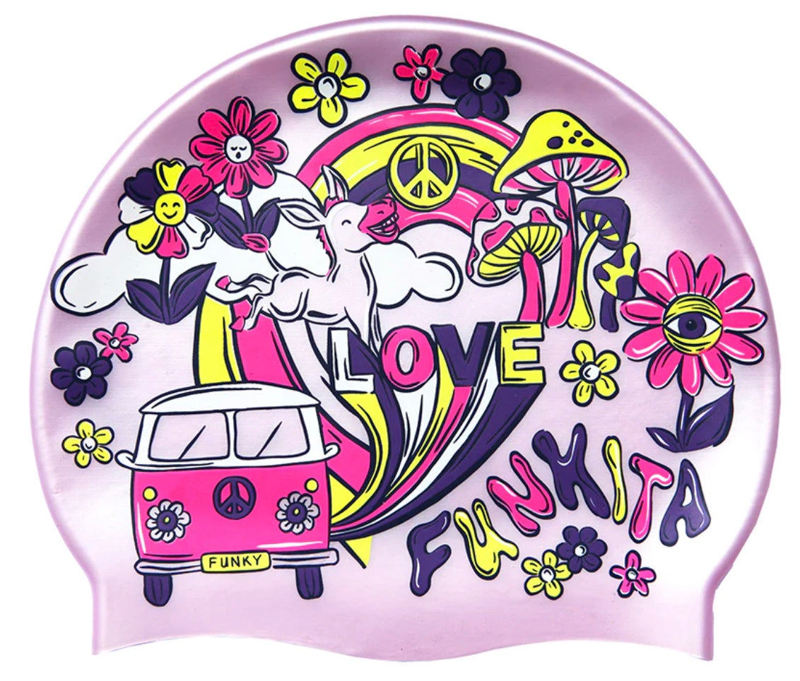 Funkita - Donkey Doll - Silicone Swimming Cap image 0