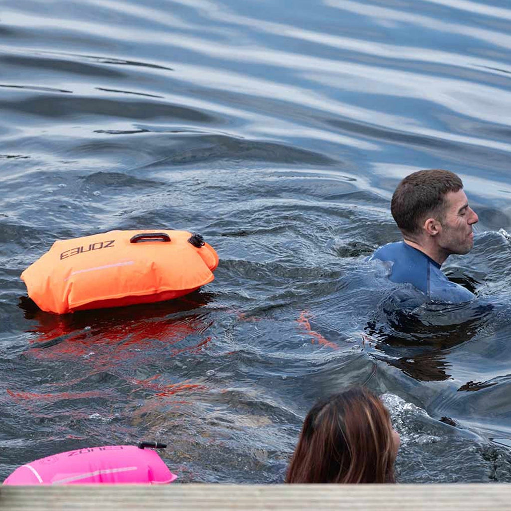 ZONE3 Recycled 28L Safety Buoy / Dry Bag - Orange image 2