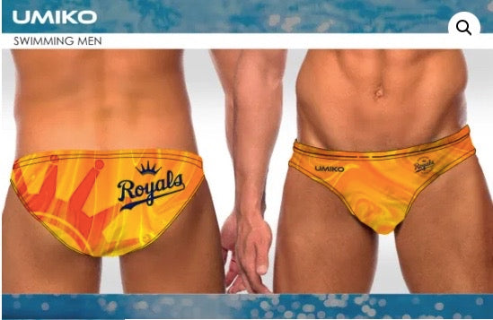 Kingston Royals Water polo trunks- Orange – Umiko image 0