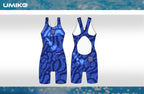 LOOE Sea Swimmers – Ladies/ girls Blue Swimming Kneesuit image 0