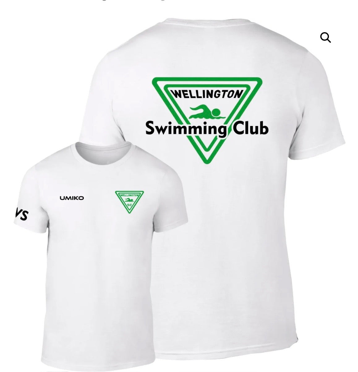 Wellington SC- Performance T’shirt -White– Umiko image 0