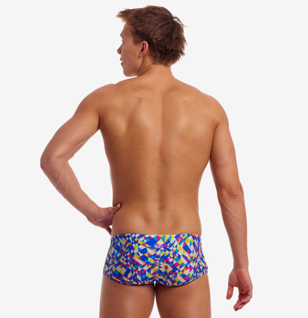 Funky Trunks - Time Warp - Mens Sidewinder Trunks image 2