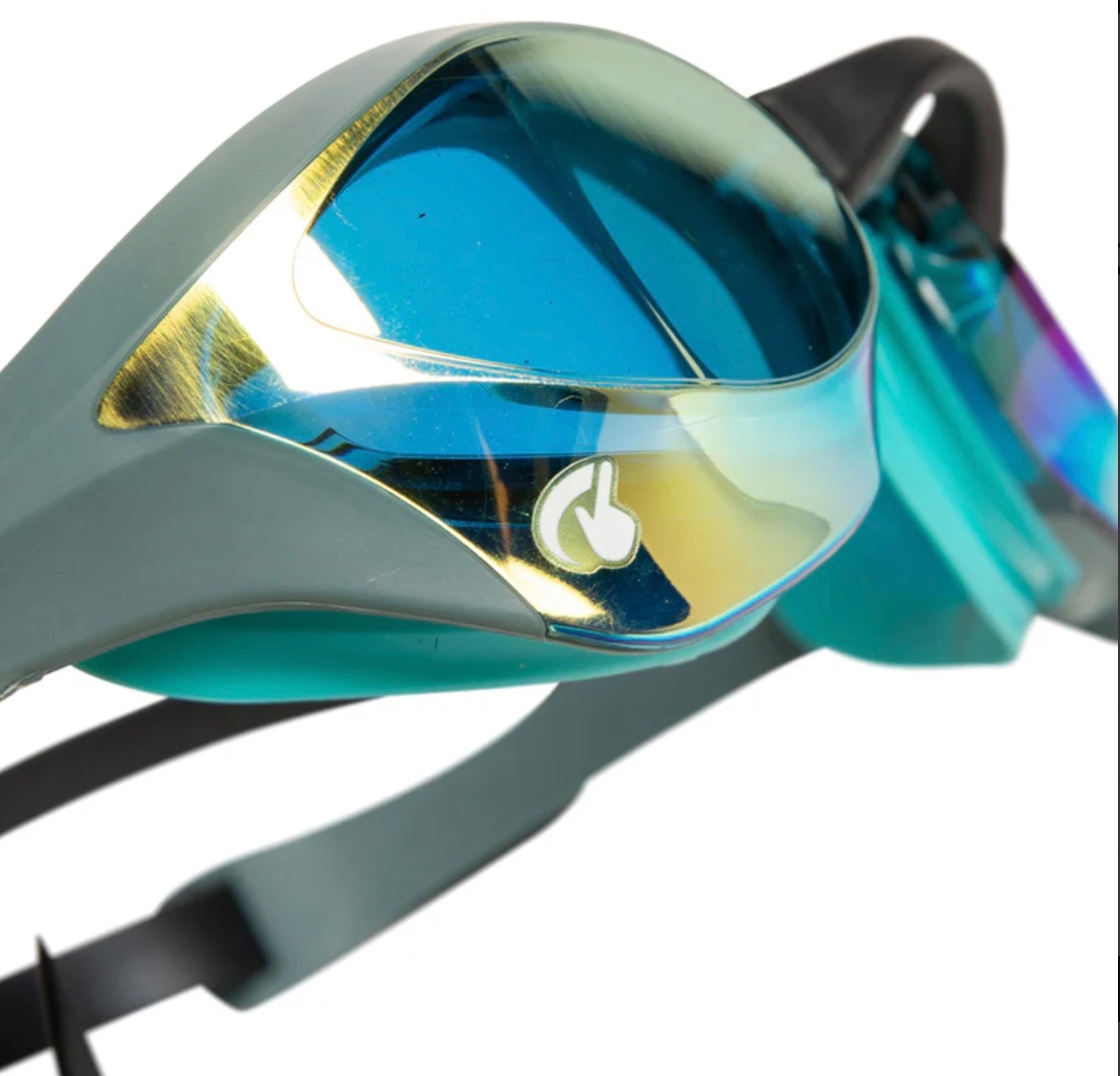 Arena - Cobra Ultra Swipe Mirror Goggles - Aqua/Sage/Peacock image 1