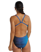 TYR CutoutFit Durafast Elite Speedwarp Swimsuit - Blue image 2