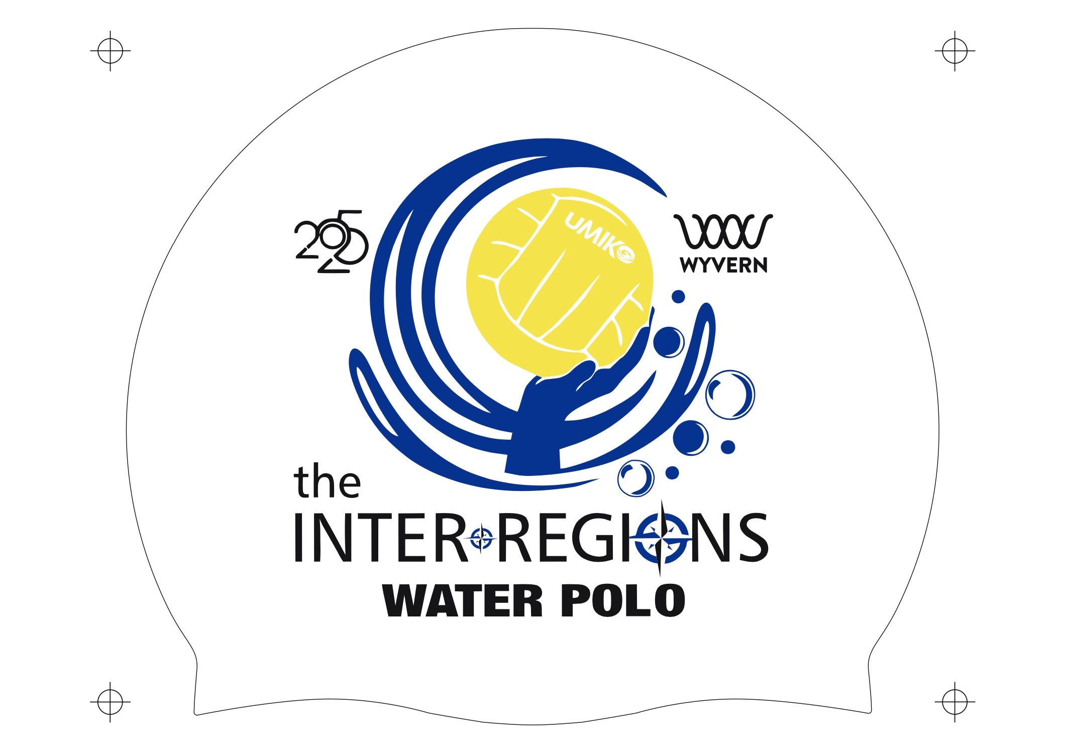Inter regions 2025 Swim caps - White or Blue image 1