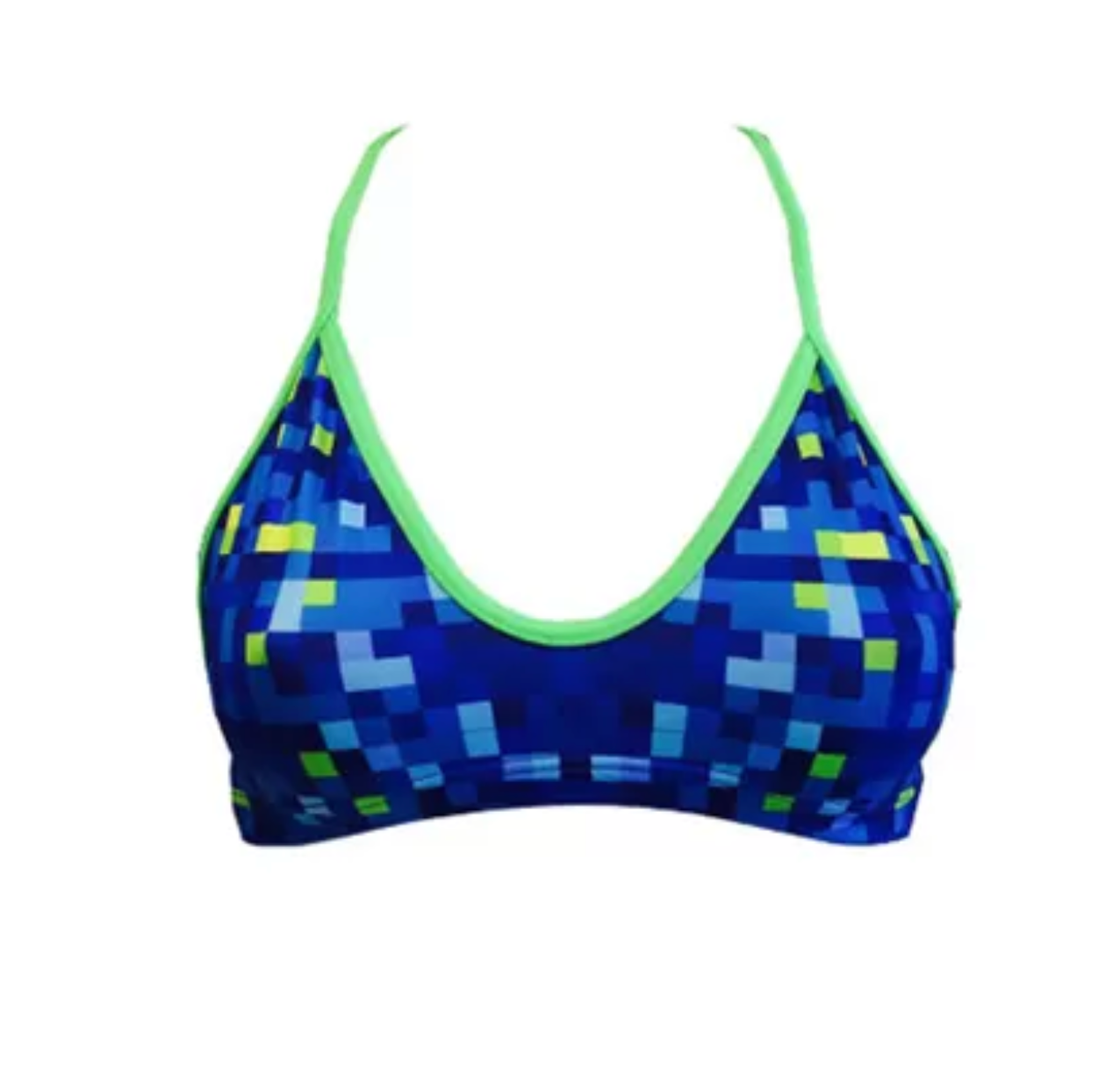 Turbo - Bikini Top - Pixels Blue image 0