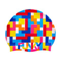 Funky - Blocked - Silicone Swimming Cap image 0