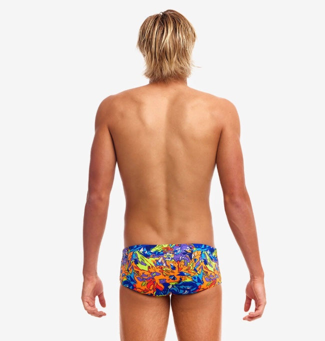 Funky Trunks - Mixed Mess - Boys Sidewinder Trunk image 2