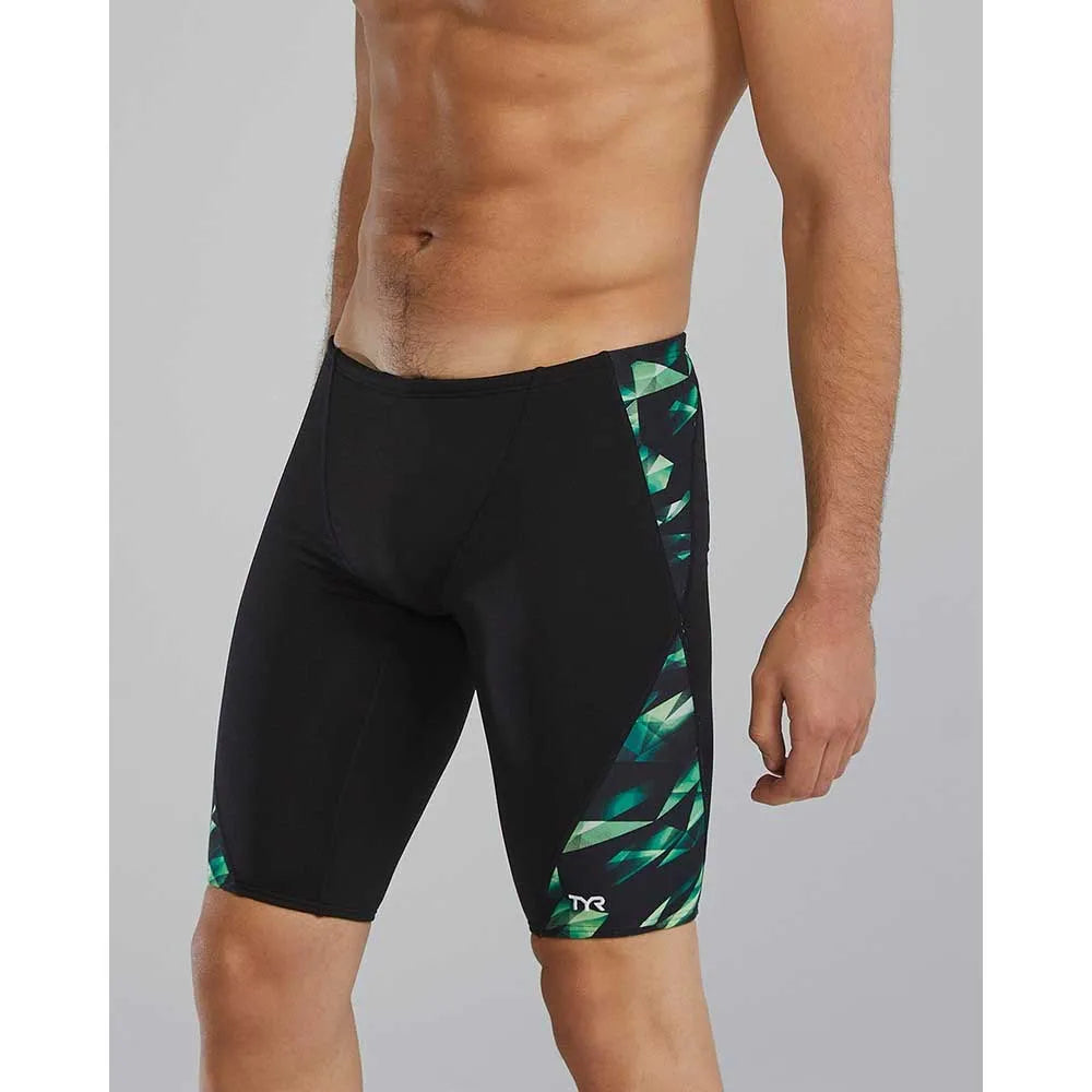 TYR Mens Triadic Blade Splice Jammer - Green image 0