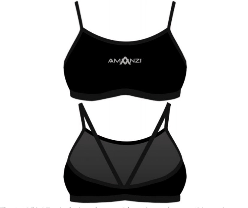 Amanzi - Core Bikini Top - Jet image 0