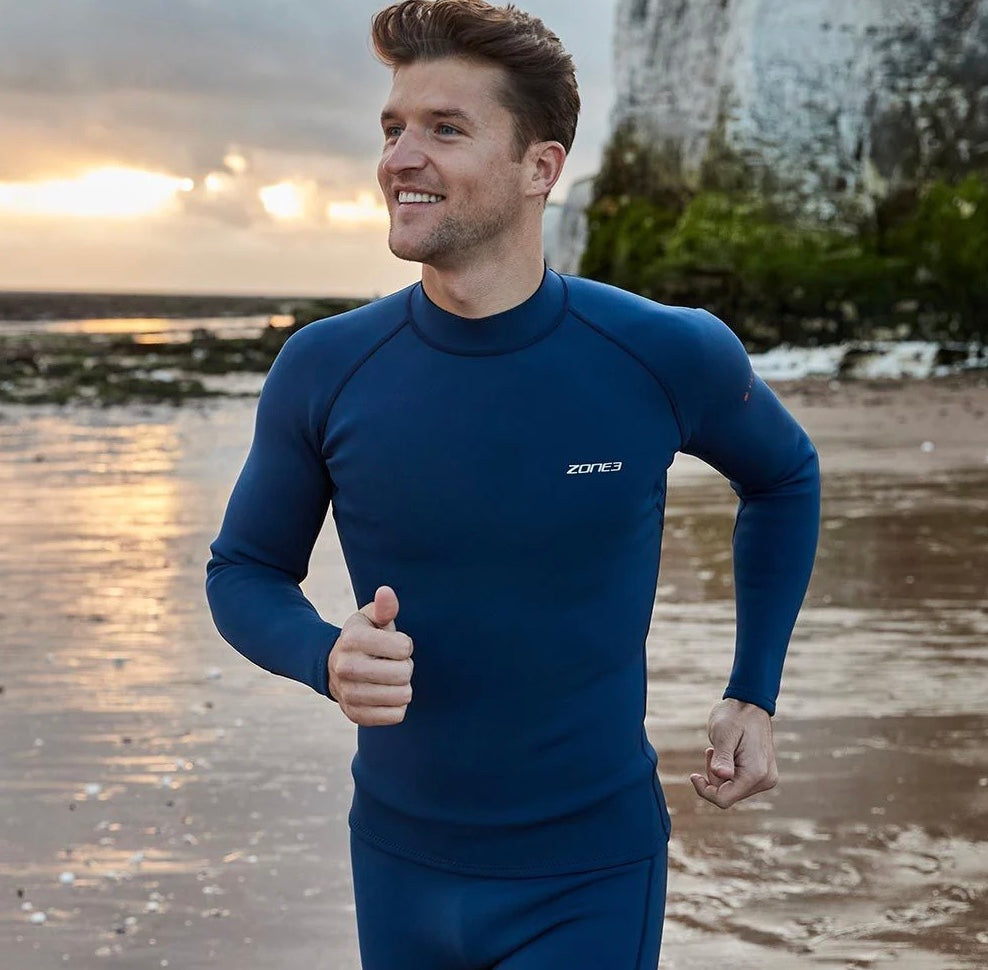 ZONE3 Mens Yulex Long Sleeve Swim Top image 2