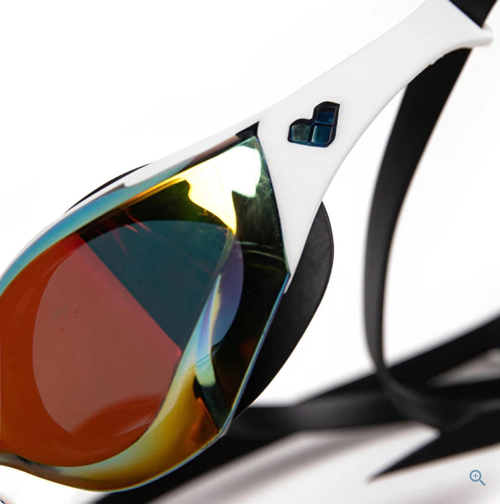 Arena - Cobra Edge Swipe Mirror Goggle - Gold/White/Black image 2