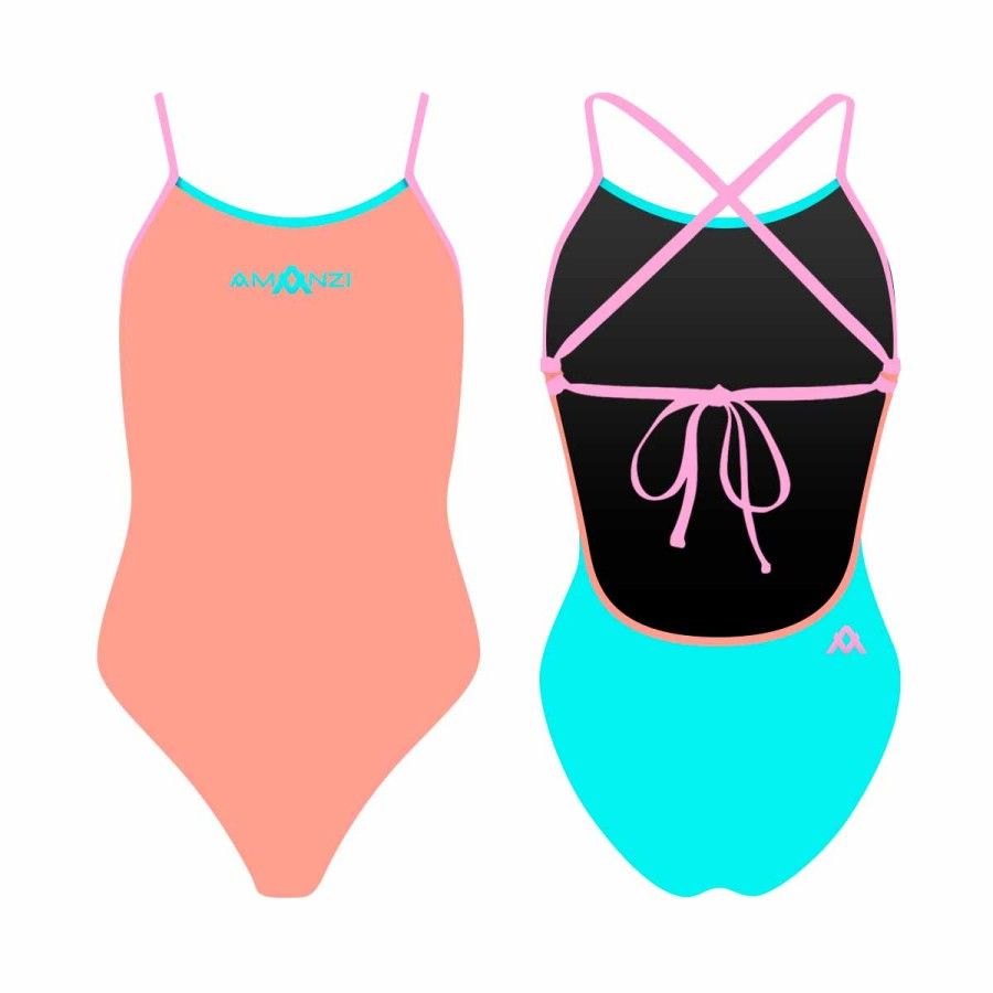 Amanzi - Core Tie Back One piece - Pastella image 0