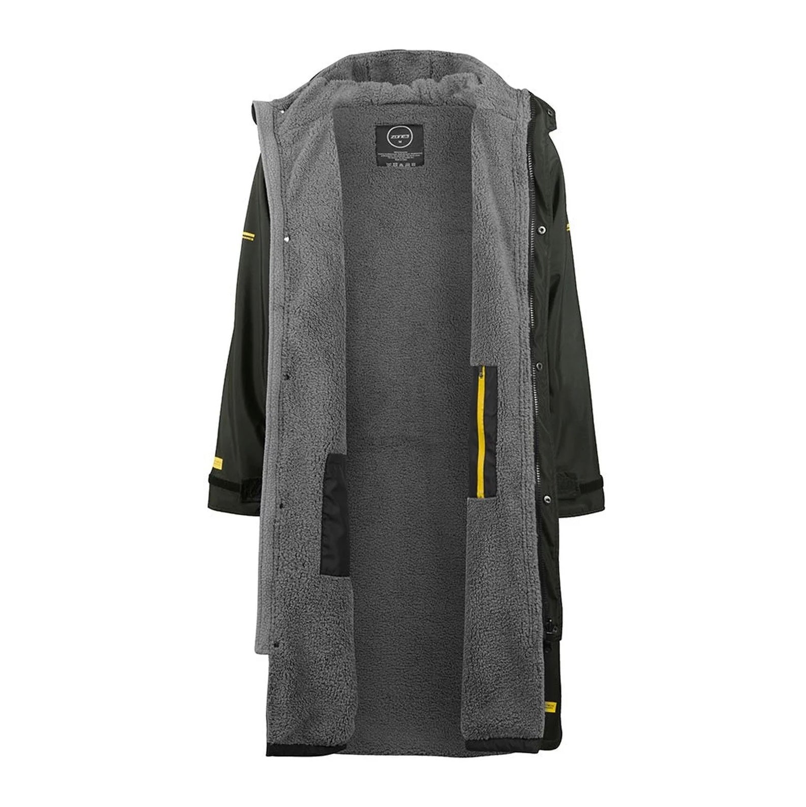 ZONE 3 HEAT-TECH CHANGING ROBE - KHAKI – Wyvern Swimwear