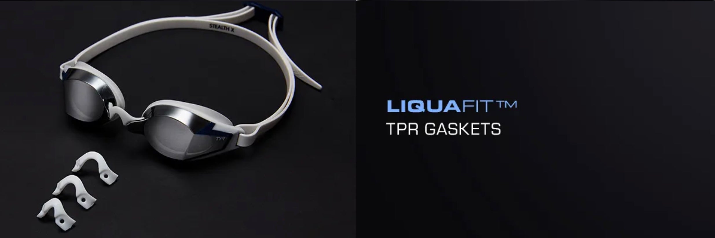 TYR STEALTH X MIRROR RACING GOGGLES - Silver / Purple image 2