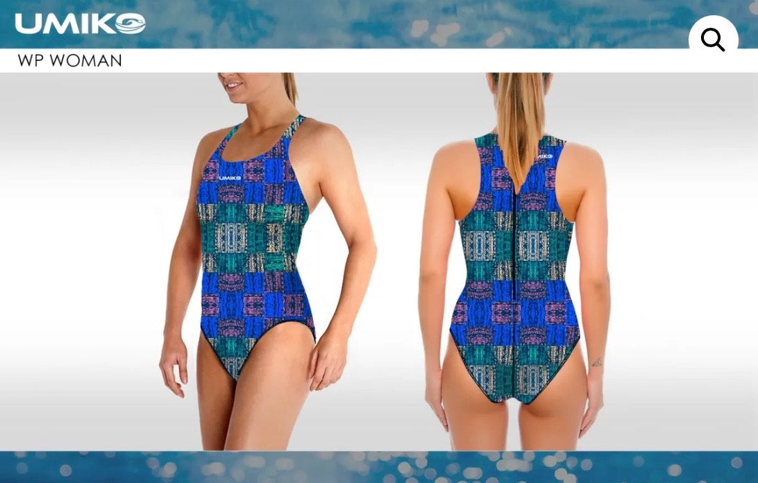 Patchwork Rotation Water polo costume- Umiko image 0