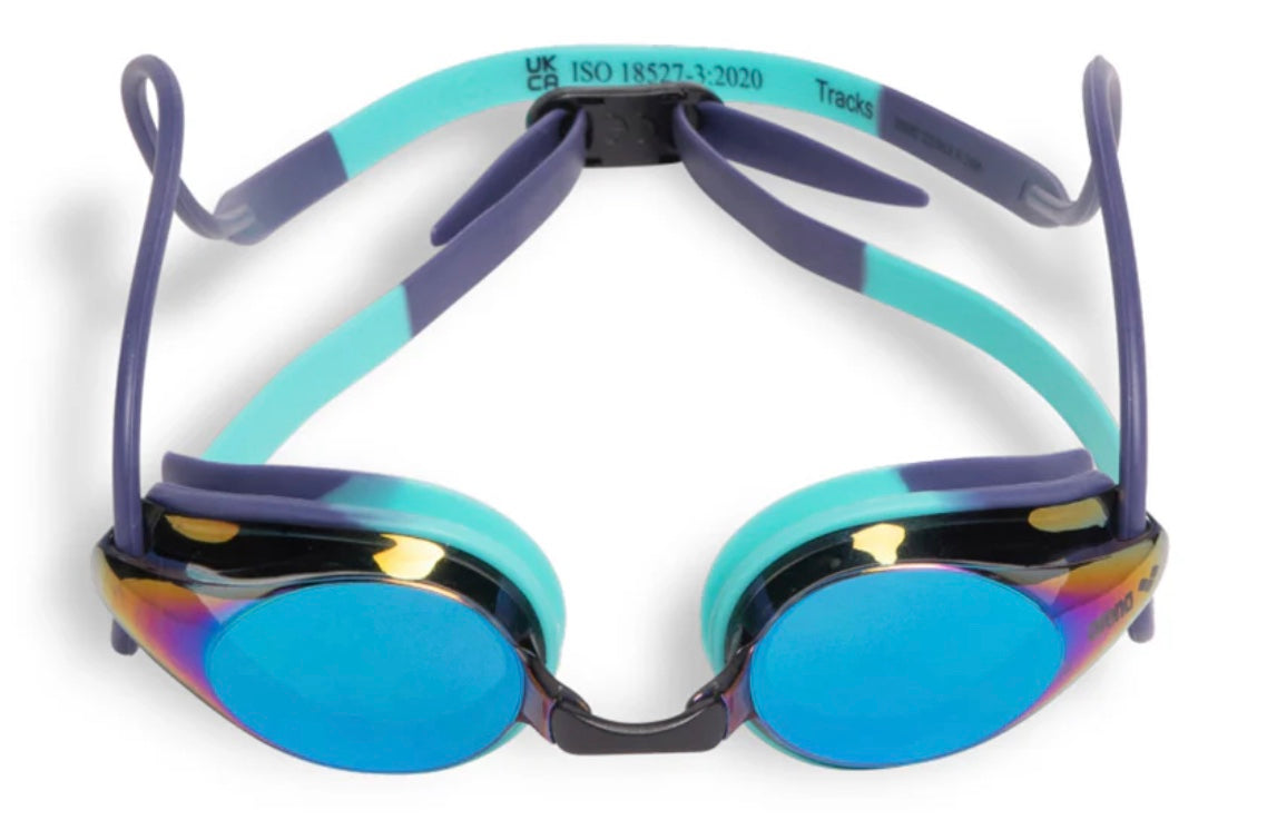 Arena - Tracks Mirror Goggles - Turquoise/Water image 1
