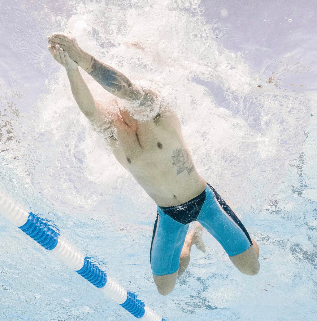 Finis - Rival Race Jammer- Elite Technical Racing Suit - Navy/ Aqua image 3