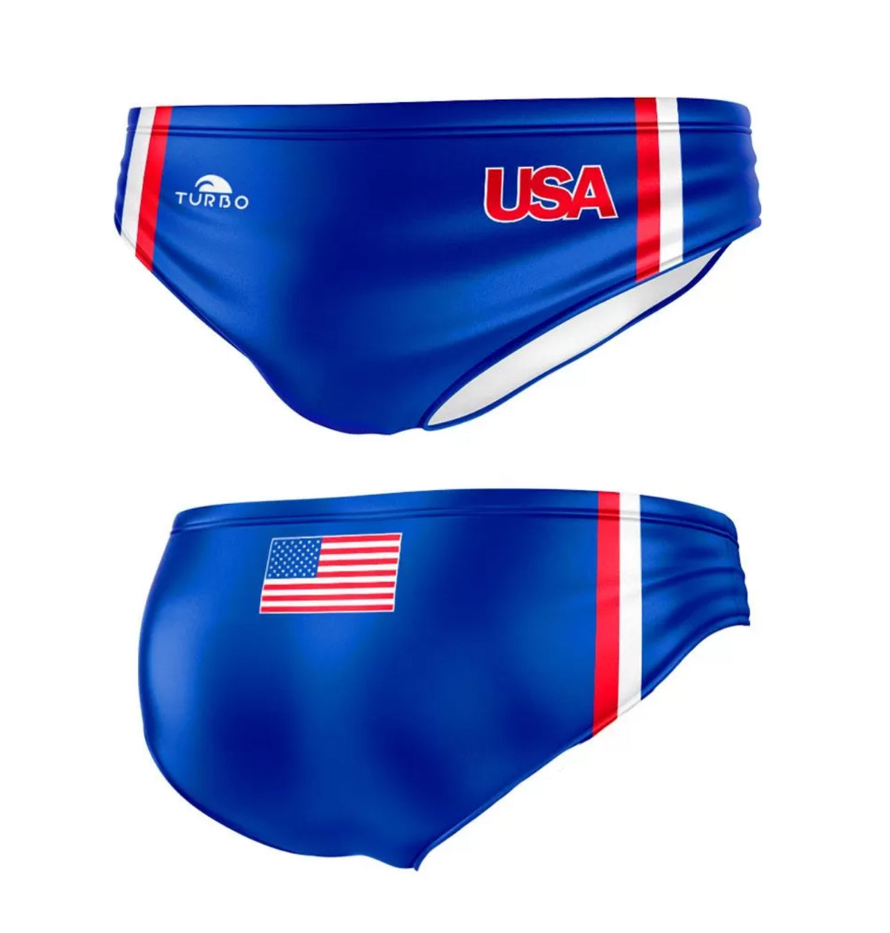 Turbo - WATER POLO Trunks - USA image 0