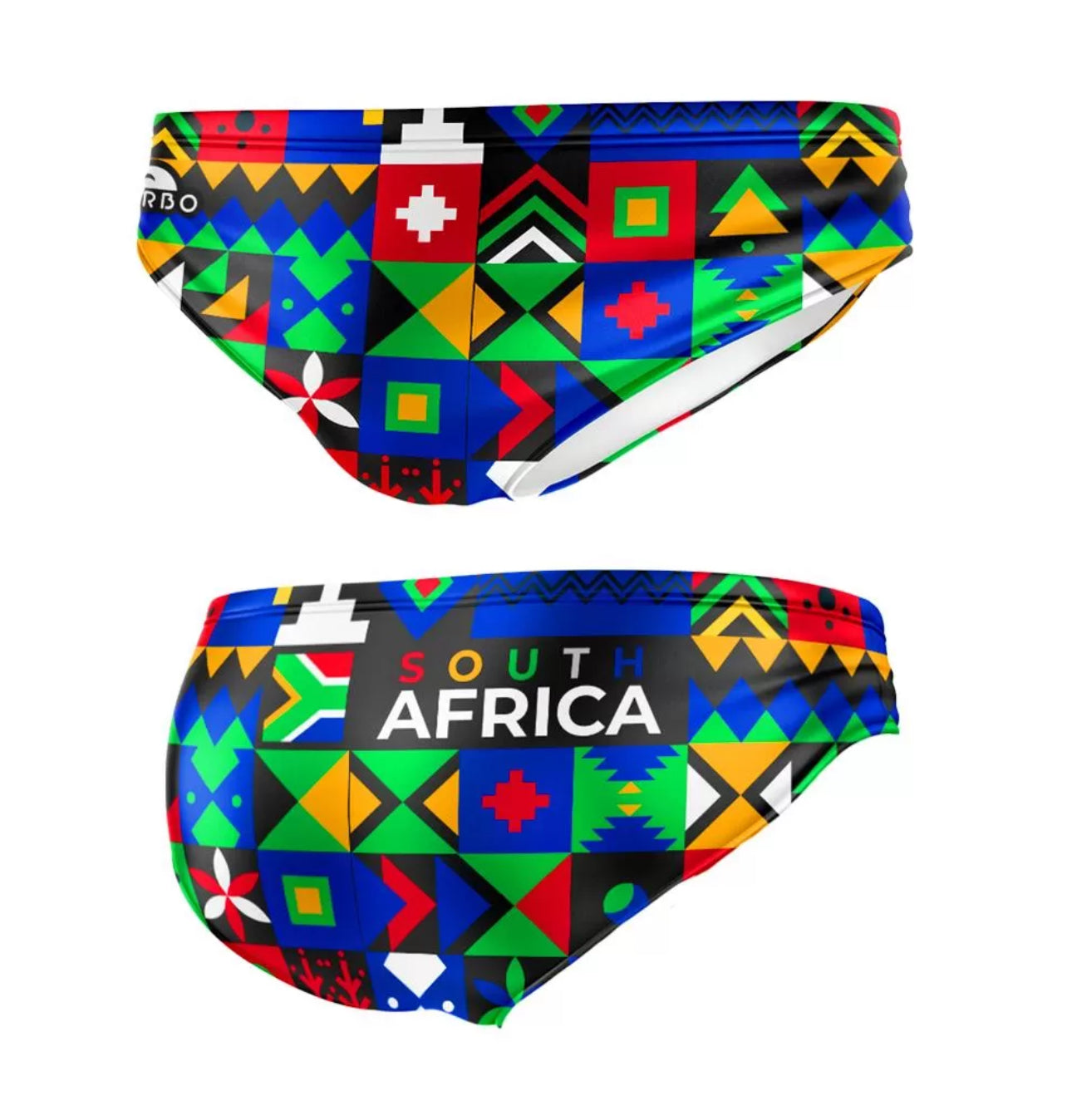 Turbo - WATER POLO Trunks - Africa Mosaic image 0