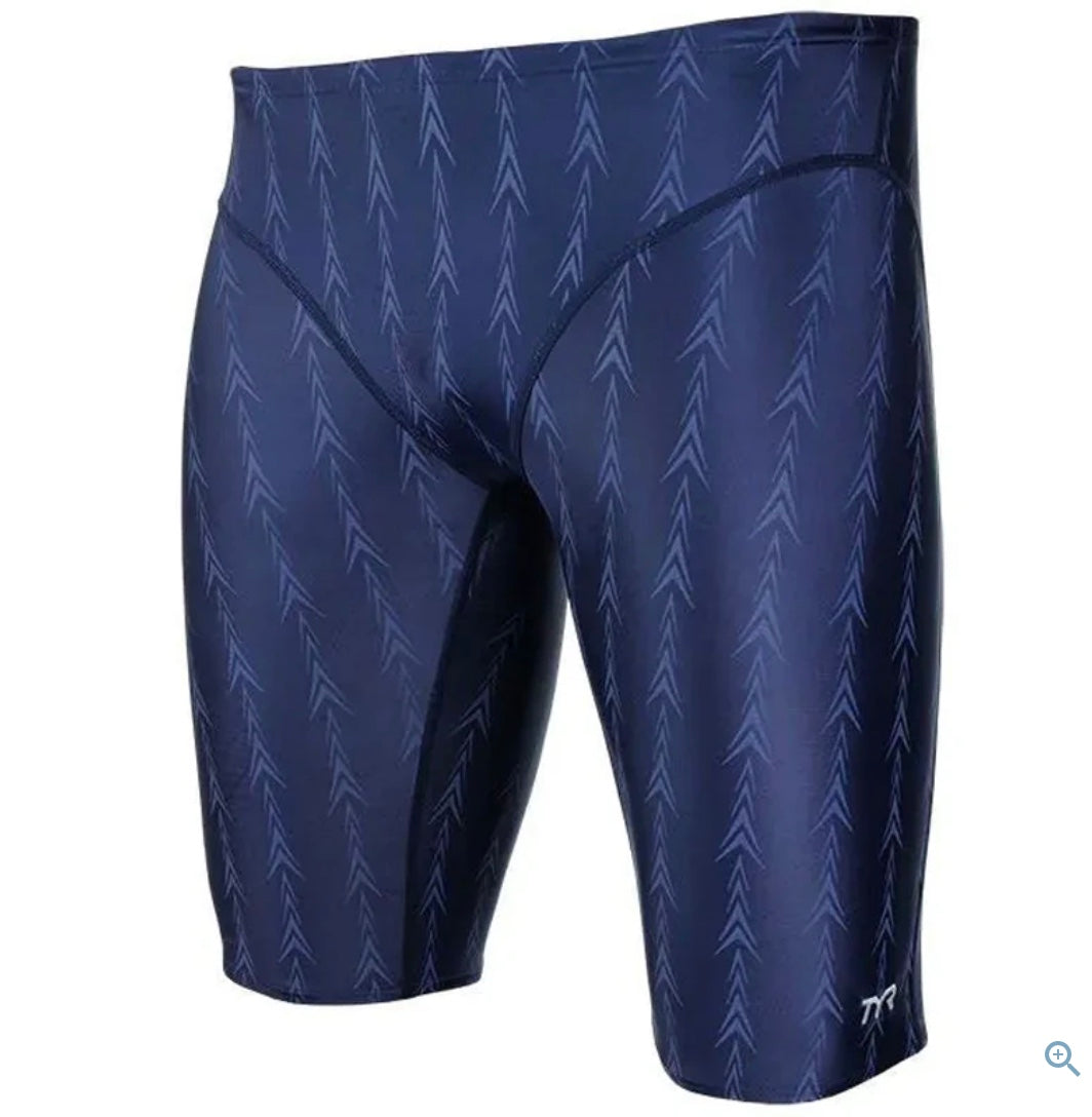 TYR - Fusion 2 Jammer Mens Competition Swimsuit - Navy – Wyvern Swimwear